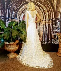 Fabulous Gown "Emilia" with 3D Flowers